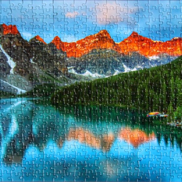 Moraine Lake, 500 piece puzzle, The Canadian Group, Sure-Lox - Picture 1 of 3